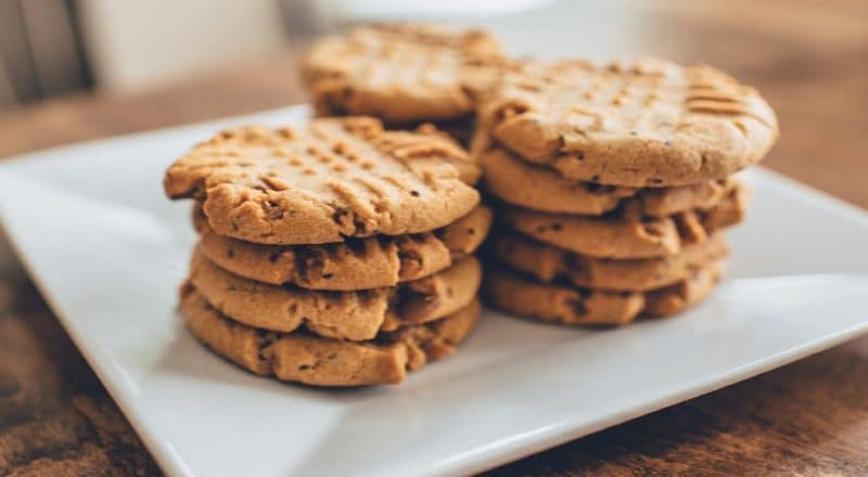 Air Fryer Peanut Butter Cookies